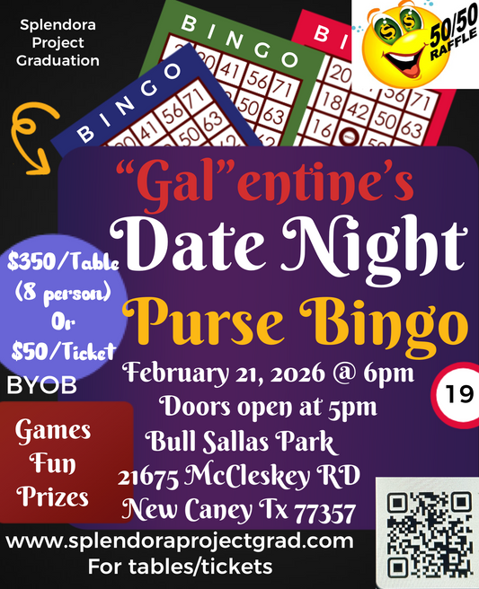 'Gal'entine's Date Night Purse Bingo February 21 2026