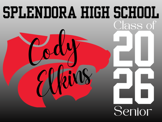 Senior Yard Sign